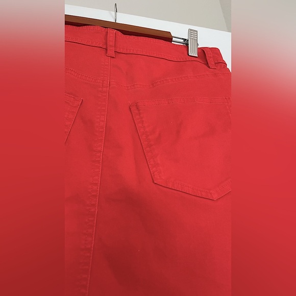 Boden Women's Orange Cotton Skirt Above the Knee Height Size 6 - Picture 7 of 7